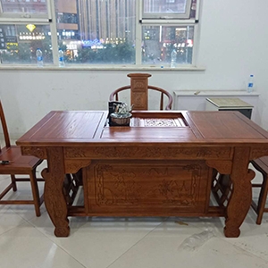 锡林郭勒盟榆木系列茶桌